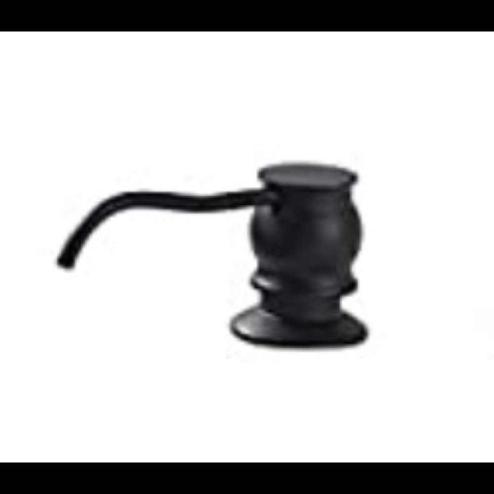 Matte Black Soap Dispenser